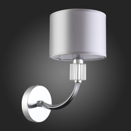 Wall lamp EVOLUCE. Sle107201-01. SNERE. 1x40 W, E14, 15x25 cm, color chromium-4