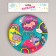 A disposable paper plate "Helparian birthday", set 6 pcs, 18 cm
