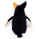 Soft toy "dog red ear", 25 cm, black color