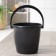 Bucket, 12 l, black color
