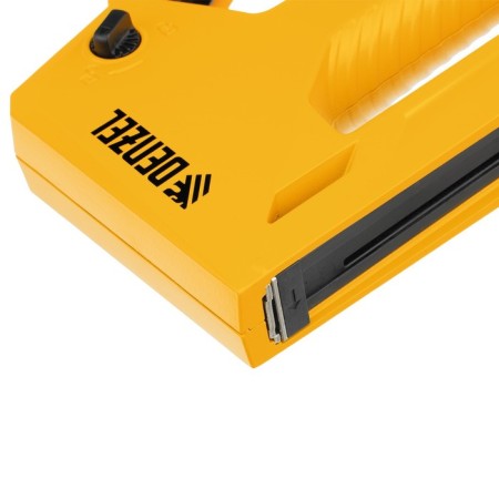 Furniture stapler Denzel 40214, aluminum corps, types of brackets 53, 300, 500-3