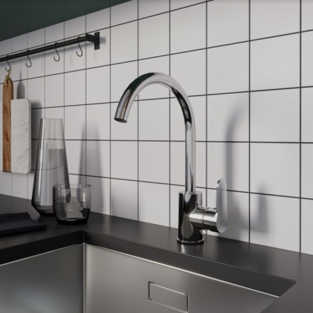 MILARDO POLI Polsbj0m05 kitchen mixer, pouring 199 mm, chrome-1