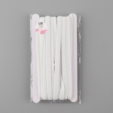 Gum with silicone, 8 mm, 10 ± 1 m, white color-3