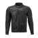 Leather jacket Moteq Arsenal, male, size XL, black