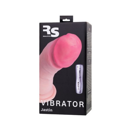 Realistic vibrator Toyfa Realstick Elite Vibro, TPR, bodily, 7 vibration modes, 21 cm 764729-18