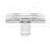 T-holder T-S for plastic frames, 5.5 × 2.5 × 3, the color is transparent