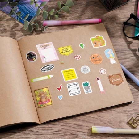 Album of stickers, 8 sheets, Sweet Life, 11 x 16 cm-4