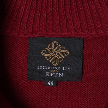 Cardigan male SL, 46, burgundy-4