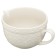 A jug for mixing cream -colored with a relief pattern of Taiga berries, 2l