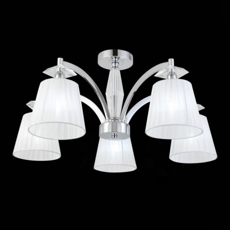Ceiling lamp ST LUCE. SL1756.102.05. Bello. 5x40 watts, E14, 70x70x34 cm, chromium color-1