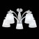 Ceiling lamp ST LUCE. SL1756.102.05. Bello. 5x40 watts, E14, 70x70x34 cm, chromium color