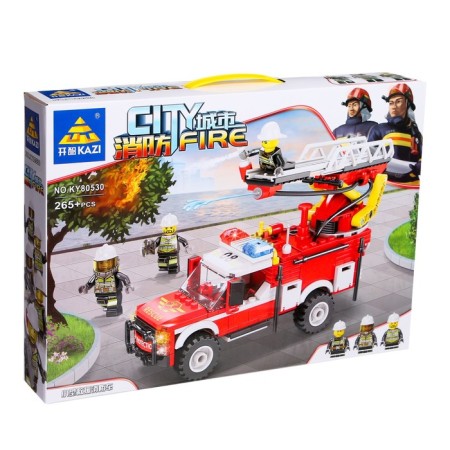 Designer Firefighters "Rescue machine", shoots with water, 265 parts-3