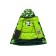 Ski costume for a boy, height 110 cm, green color