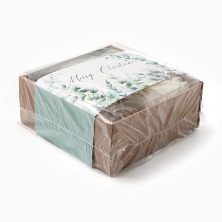 New Year. Gift set of Ethel Christmas Greens towel 30x60cm and ACSS (5 items)-9