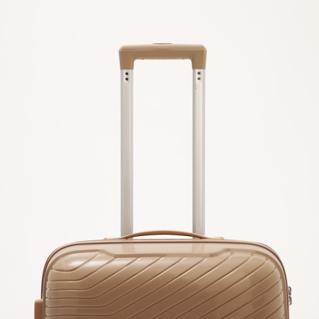Middle suitcase 24 ", lightning department, code castle, 4 wheels, brown color-4