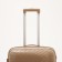 Middle suitcase 24 ", lightning department, code castle, 4 wheels, brown color