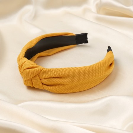 Hair cap "Candy" 2.5 cm, yellow
