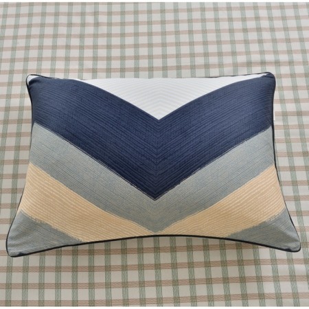 Bed linen 1.5 joint venture Sofi de Marko "Devis", size 180x230 cm, 160x220 cm, 50x70 cm - 2 pcs, color blue-7