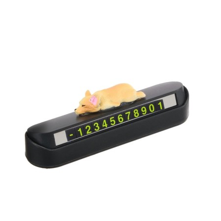 Cartage phone number with a dog, black