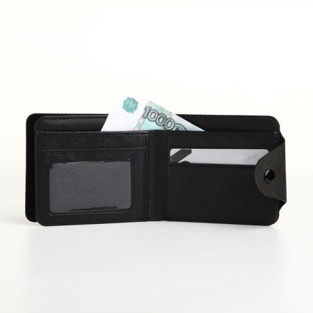 Wallet on the button, the color is black-6