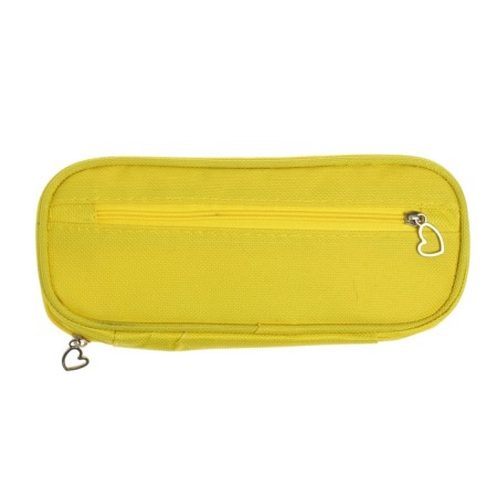 School pencil case with lightning, yellow-2