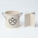 CROWN tablespoons stand, h = 13 cm, white color