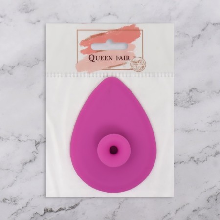 Washing brush "drop" on a suction cup, 9 × 7 cm, color mix-5