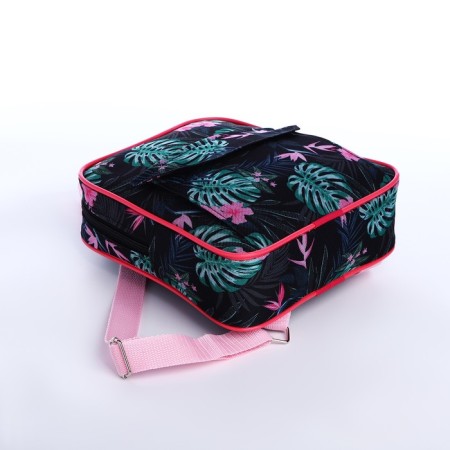 Baby backpack on lightning, external pocket, black color-1