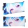 Penal soft 1 department, 90x200, flat, artificial leather, for girls, lilac, color "Anime Eyes"