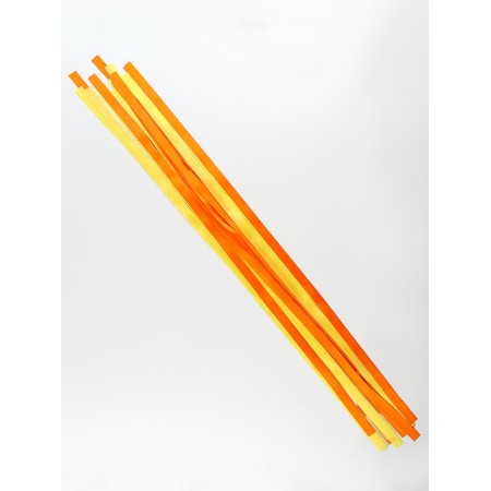Carnival set "Clear Sun": rim, belt, ribbons, yellow-orange-8