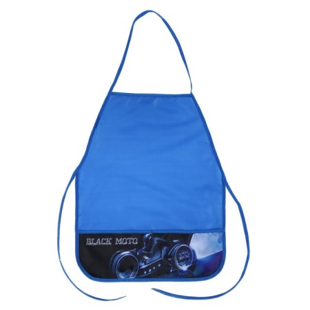 Apron for labor + sleevens, 490 x 390/250 x 120 mm, height 116-146 cm, NF-2 Black Moto 2022-1