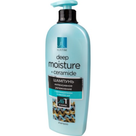 Elastine Phyto Keratin hair shampoo, for intense moisturizing, 680 ml-2