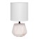 Board lamp "Adelela" E14 40W white-pink 15x15x29 cm