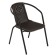 Set of garden furniture: table, 2 stools, black