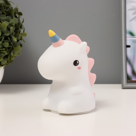 Night-mesh "Unicorn" LED USB AKB White 9.5x13x14.5 cm