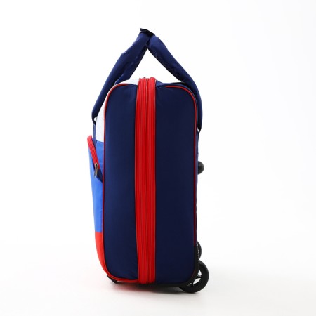Lightning suitcase, road bag, Sacvoyage, set 2 in 1, Sacvoyage, Blue/Tricolor color-4