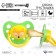 Latex anatomical nipple “Little animals”, with a cap, from 0 months., Mix color