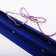 Folder for thesis (without inscription), boumville, scallops/suture, without paper, blue color (capacity up to 300 sheets)
