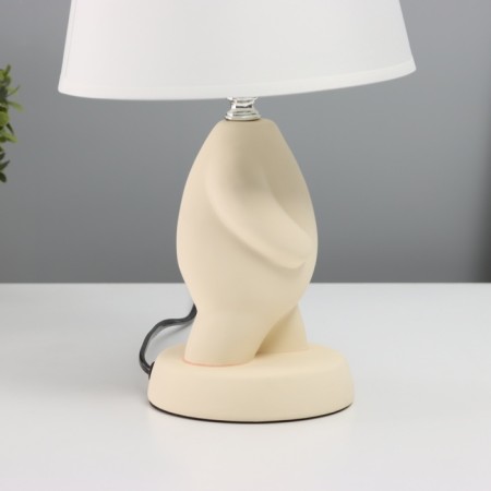 HELP LAM "Puzan" 1x40W E14 beige 19.5x19.5x34cm-4