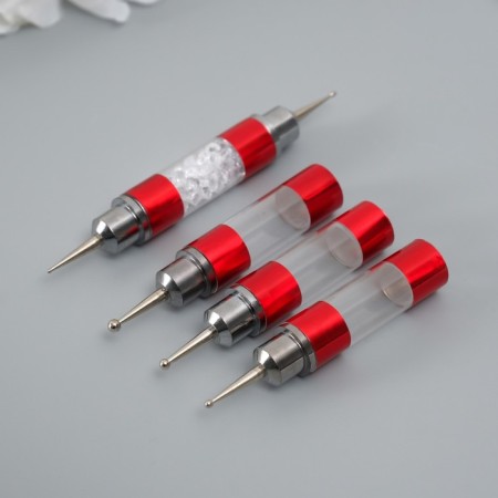 Tool for creativity set of 10 nozzles plastic, metal, rubber 2x12.5x29.5 cm-5