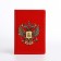 Cover for passport, red color