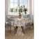 The tablecloth on the table "Marble vortex", round, Saten, d = 150 cm
