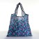 Household bag without fastening, folding, blue color