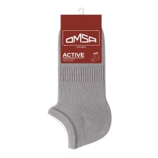 Male shortened Omsa Active, size 45-47, Grigio Chiaro color