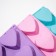 Baking uniform “Heart”, silicone, 26.5 × 18 cm, 6 cells, color mix