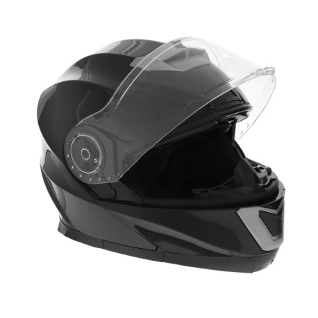 Modular helmet with two visors, size L (59-60), model-BLD-160E, black glossy-5
