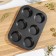 The form for baking the share "Jacqueline. Circle ”, 26.5 × 18.5 × 2.5 cm (6.5 × 5cm), 6 cells, anti -stick coating