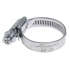 AIRLINE clamp, 20-32/9 mm, worm, galvanized w1