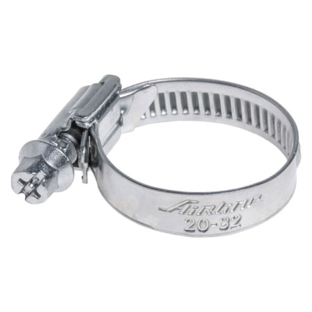 AIRLINE clamp, 20-32/9 mm, worm, galvanized w1