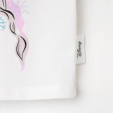 Children's T-shirt "Elsa", cold heart, height 110-116, white-8